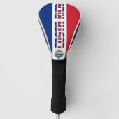 Costa Rica Flag Gorheerlijk Patriotic Golfheadcover (Voorkant)