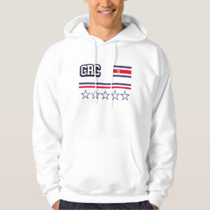 Costa Rica Flag Hoodie