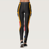 Costa Rica Flag Leggings (Achterkant)