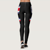 Costa Rica Flag Leggings (Achterkant)