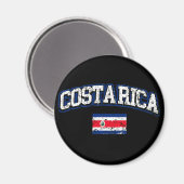 Costa Rica Flag Magneet (Voorkant / Achterkant)