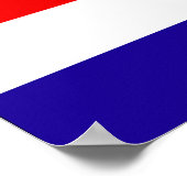 Costa Rica Flag Poster (Hoek)