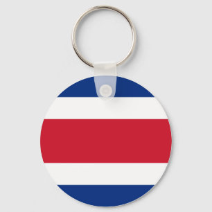 Costa Rica Flag Sleutelhanger