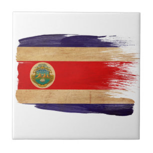 Costa Rica Flag Tegeltje