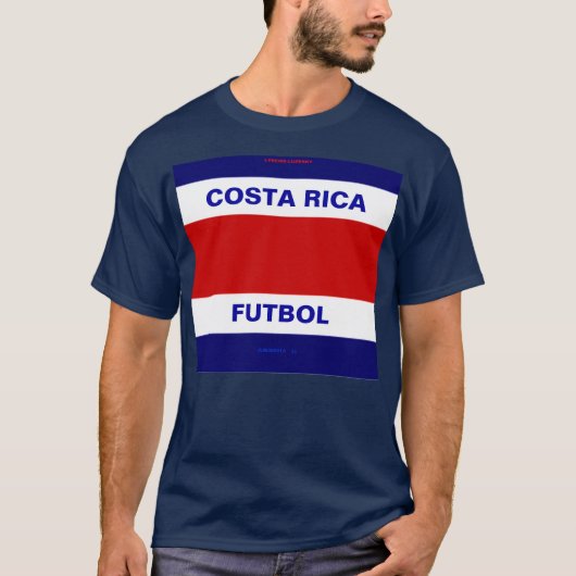 COSTA RICA FUTBOL T-SHIRT (Voorkant)