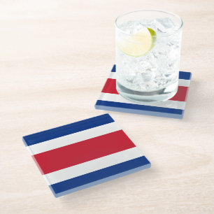 Costa Rica Glazen Onderzetter