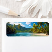 Costa Rica Island Paradise Etiket (Insitu)