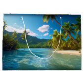 Costa Rica Island Paradise  Groot Cadeauzakje (Achterkant)