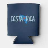 Costa Rica kaart Souvenir Blikjeskoeler (Voorkant)