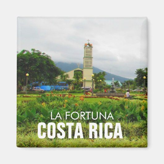 Costa Rica La Fortuna Magnet Magneet (Voorkant)