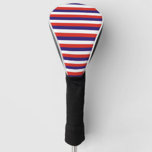 Costa Rica laos vlag strepen blauw rood wit patroo Golfheadcover