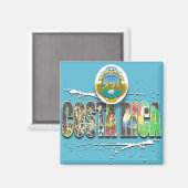 costa rica magneet (Voorkant / Achterkant)