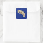 Costa Rica Map Sticker (Tas)