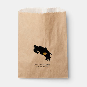 Costa Rica Mariage Faveur Traite Sacs, Sacs Cadeau
