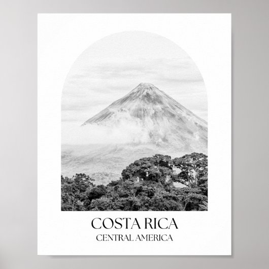 Costa Rica Midden-Amerika Arch fotoprint Poster (Voorkant)