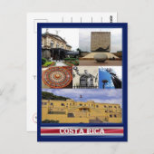 Costa Rica - Mosaic - Briefkaart (Voorkant / Achterkant)