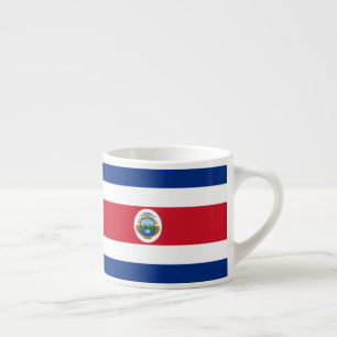 Costa Rica National Flag Patriotic Espresso Kop