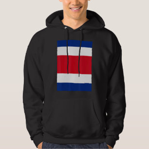 Costa Rica Nationale Vlag Hoodie