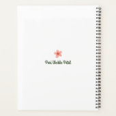 Costa Rica Paarse bloemplanner Planner (Achterkant)