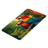 Costa Rica Papegaaien Magneet (Linkerzijde)