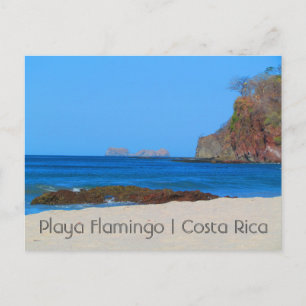 Costa Rica Playa Flamant rose Carte postale