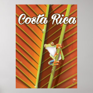 Costa Rica Poison frog Poster
