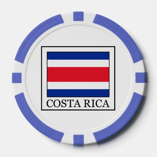 Costa Rica Poker Chips (Voorkant)