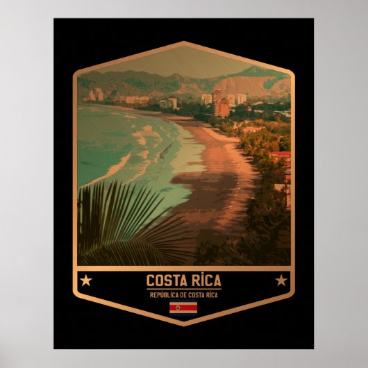 Costa Rica Poster (Voorkant)