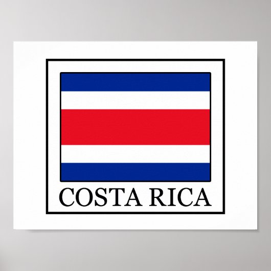 Costa Rica Poster (Voorkant)