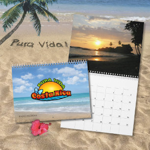 Costa Rica Pura Vida Calendrier Photo