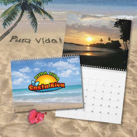 Costa Rica Pura Vida Calendrier Photo