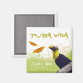 Costa Rica Pura Vida Magnet (Recto/Verso)