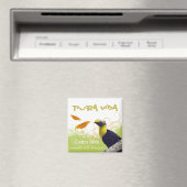 Costa Rica Pura Vida Magnet (In Situ (Lave-vaisselle))