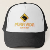 Costa Rica Pura Vida Sloth Trucker Pet (Voorkant)