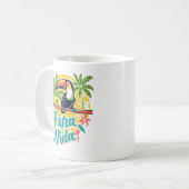 Costa Rica Pura Vida Toucan Café Mug (Devant gauche)