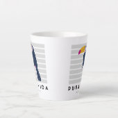 Costa Rica Pura Vida Toucan Coffee Latte Mok (Voorkant)