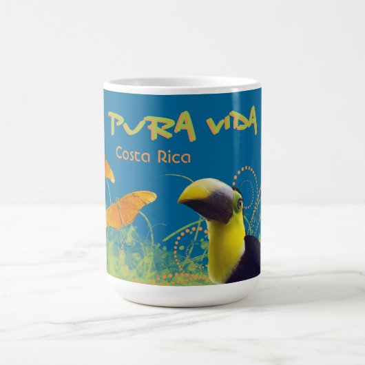 Costa Rica Pura Vida Toucan Mug (Centre)