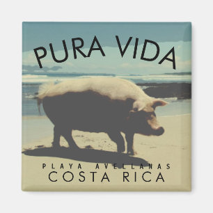 Costa Rica Pura Vida Uw Photo Souvenir Magneet