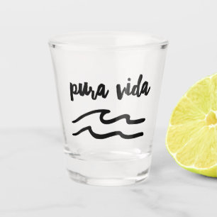 Costa Rica Pura Vida Wave Souvenir Shot Glas