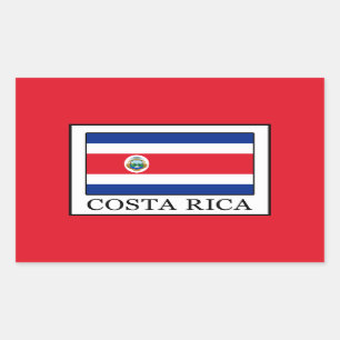 Costa Rica Rechthoekige Sticker