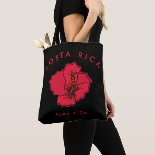 Costa Rica Red Hibiscus Beach Tas