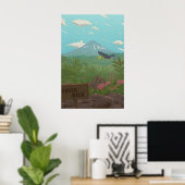 Costa Rica Reisposter Poster (Thuiskantoor)