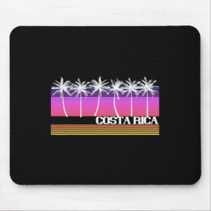 Costa Rica Retro Stijl Strand Eiland Vintage Zonso Muismat