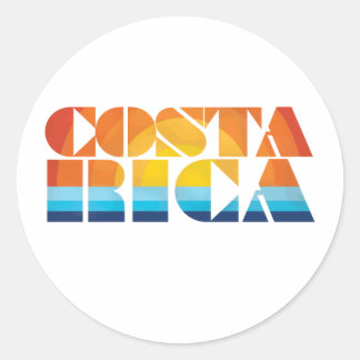 Costa Rica Ronde Sticker