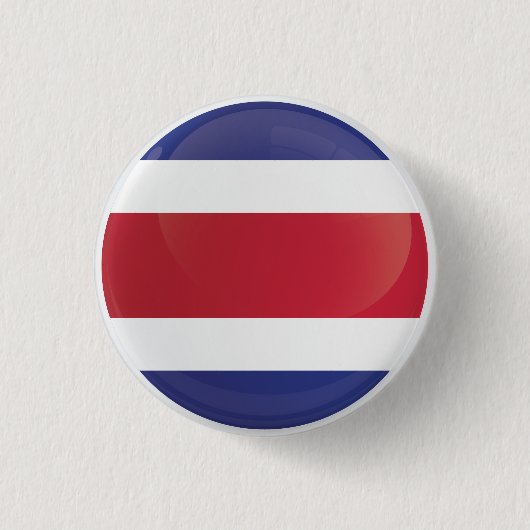 Costa Rica Round Icon Flag Ronde Button 3,2 Cm (Voorkant)