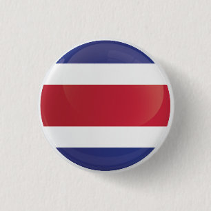 Costa Rica Round Icon Flag Ronde Button 3,2 Cm