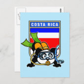 Costa Rica Scuba Diving Panda Briefkaart (Voorkant / Achterkant)