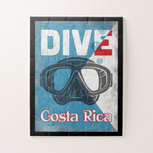 Costa Rica scuba duikmasker Legpuzzel