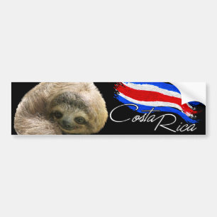 Costa Rica Sloth Bumpersticker