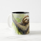 Costa Rica Sloth Coffee Mug (Devant gauche)